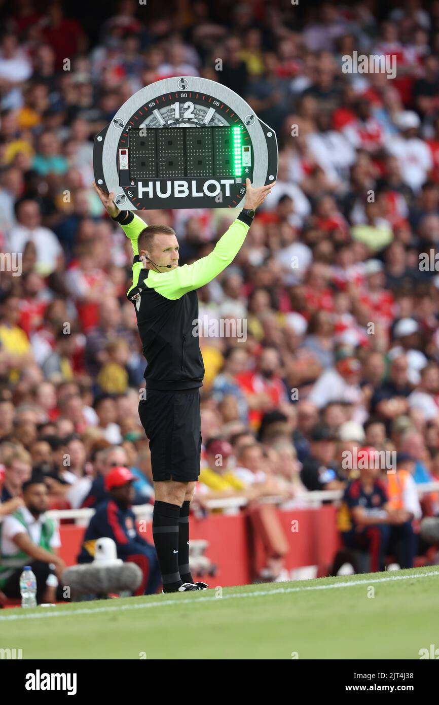 Hublot and the referee board. – Soccer Politics / The Politics of Football