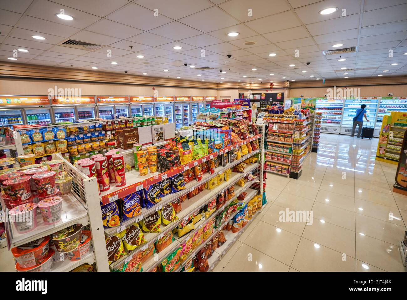 SINGAPORE - CIRCA JANUARY, 2020: interior shot of 7-eleven store in ...