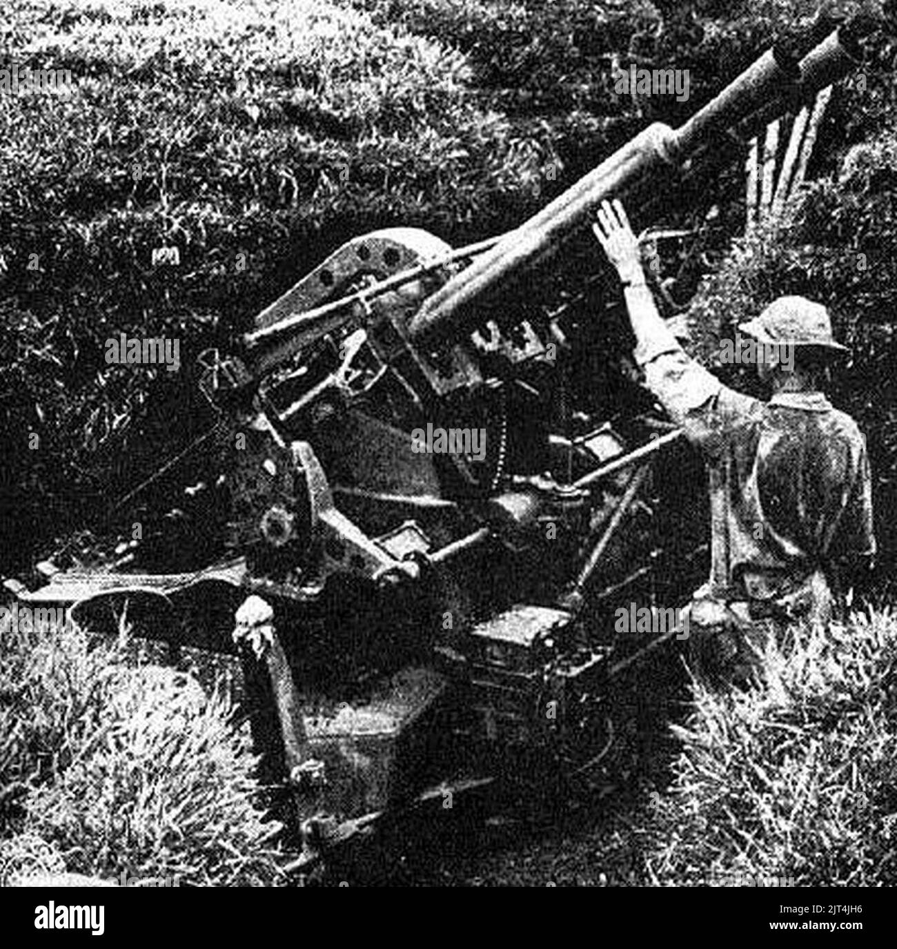 Type Bi 40mm AA Gun Stock Photo - Alamy