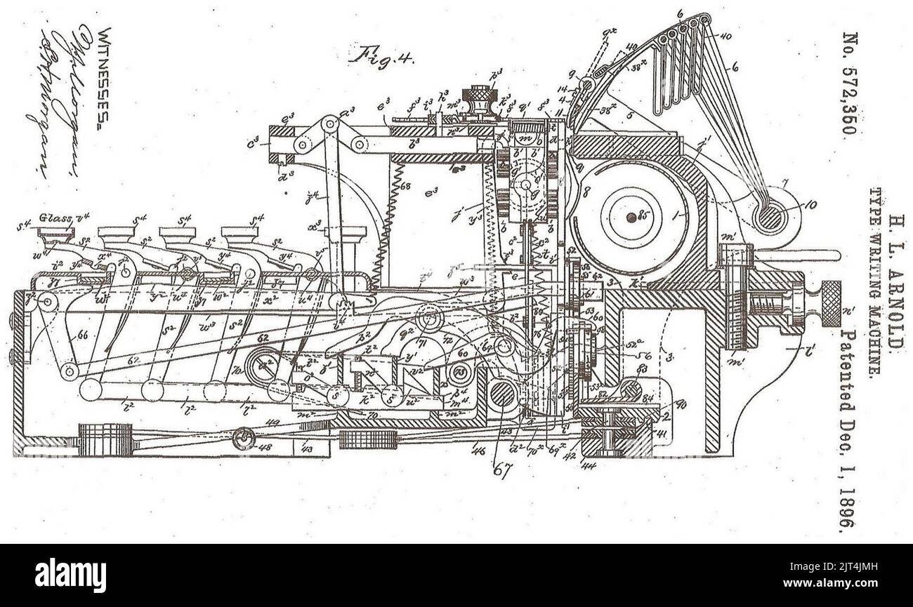 Writing machine Cut Out Stock Images & Pictures - Alamy