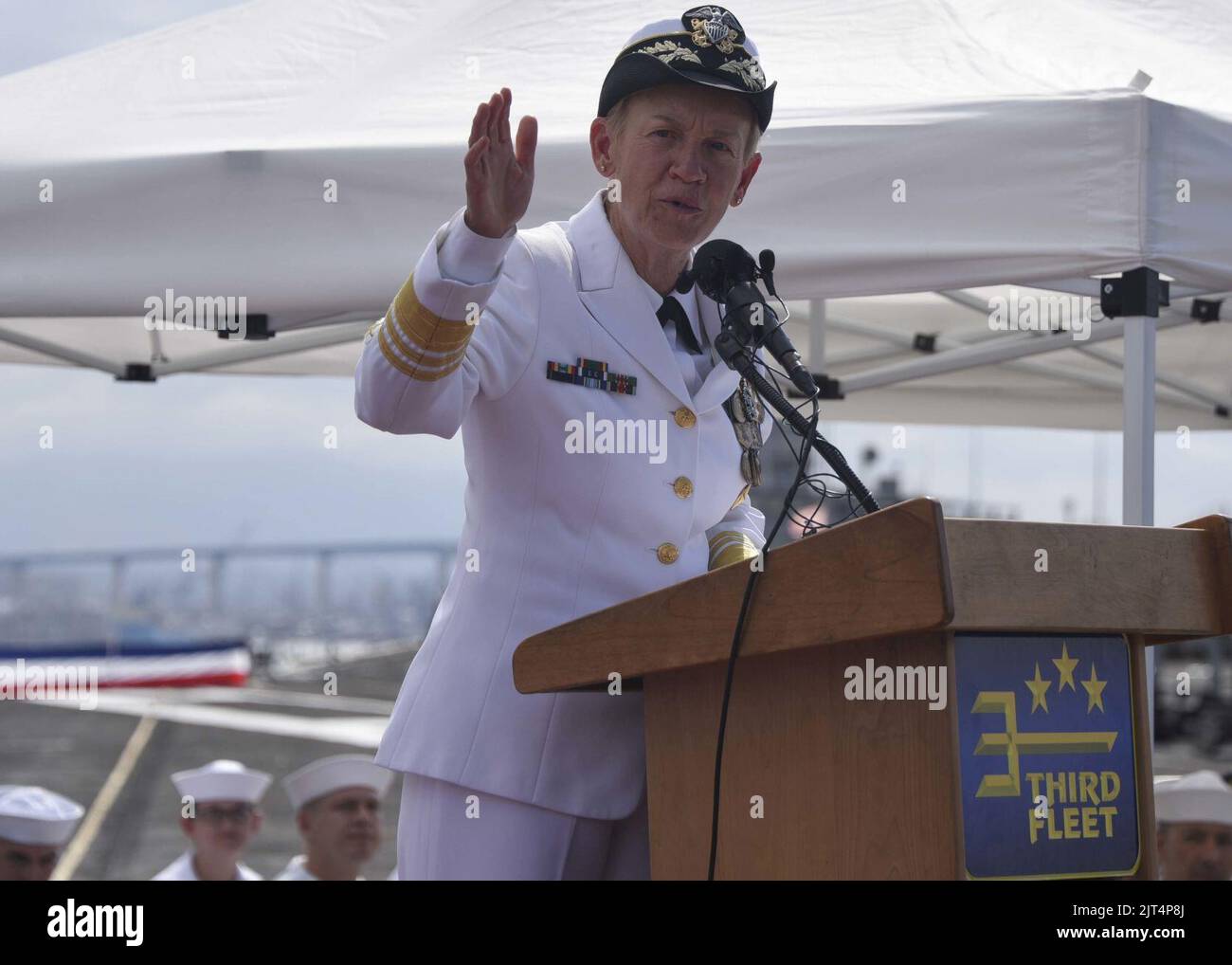 U.S. 3rd Fleet Changes Command 170915 Stock Photo - Alamy