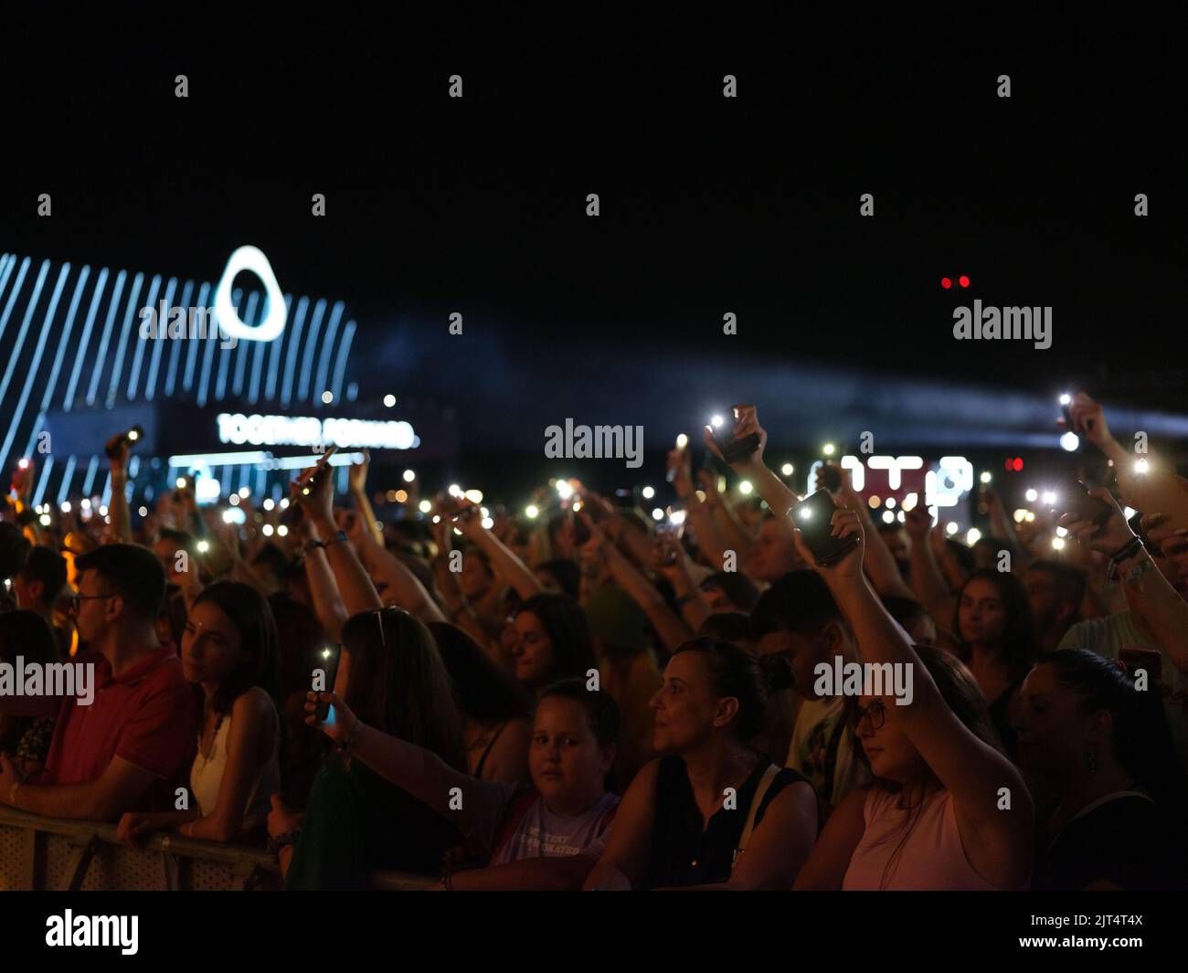 Tirana, Albania. 26th Aug, 2022. during the Sunny Hill Festival 2022 on