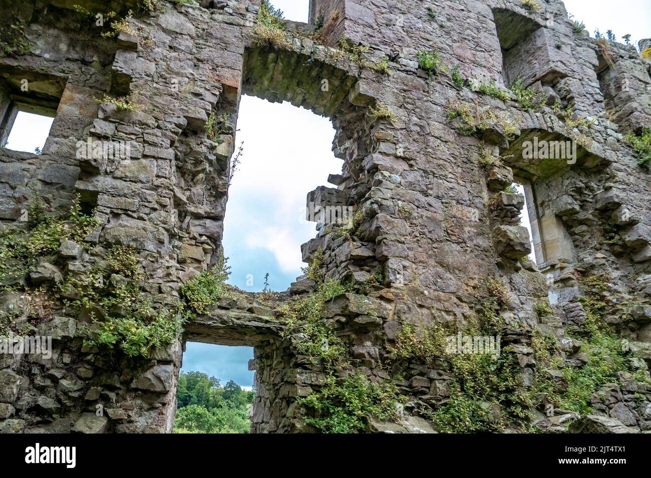 Beautiful Monea Castle by Enniskillen, County Fermanagh, Northern Ireland. Stock Photo