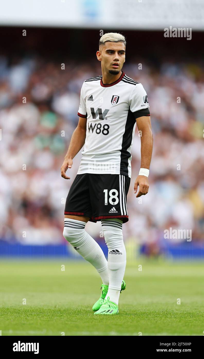 LONDON, UK - 29th Aug 2023: Andreas Pereira of Fulham FC scores his penalty  past Fraser Forster of Tottenham Hotspur in the shoot-out during the EFL  Stock Photo - Alamy