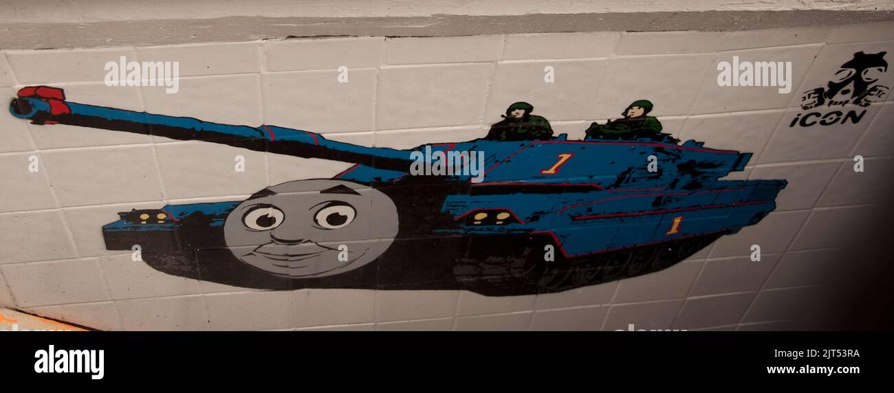 Thomas the Tank, Portobello Road, London, UK Stock Photo