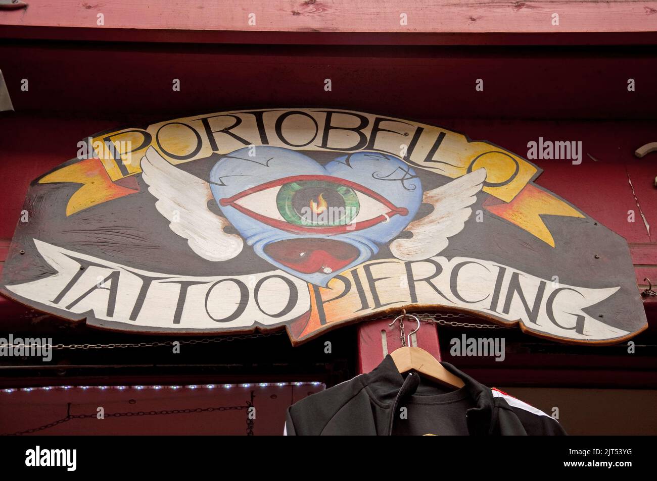 Portobello Tattoo Piercing, Portobello Road, London, UK Stock Photo Alamy