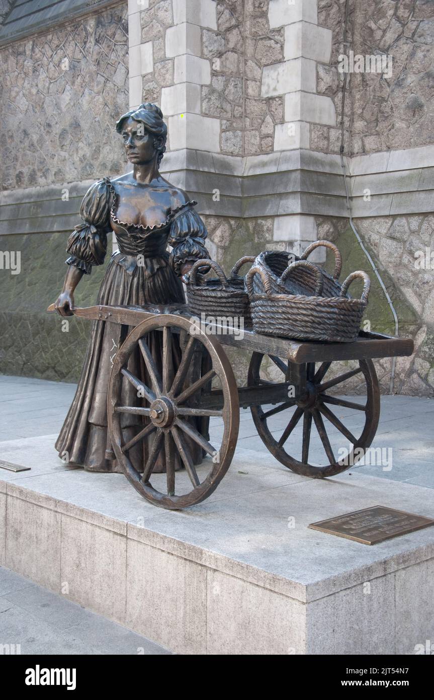 Statue of Molly Malone, Dublin, Eire. This fish seller was the heroine