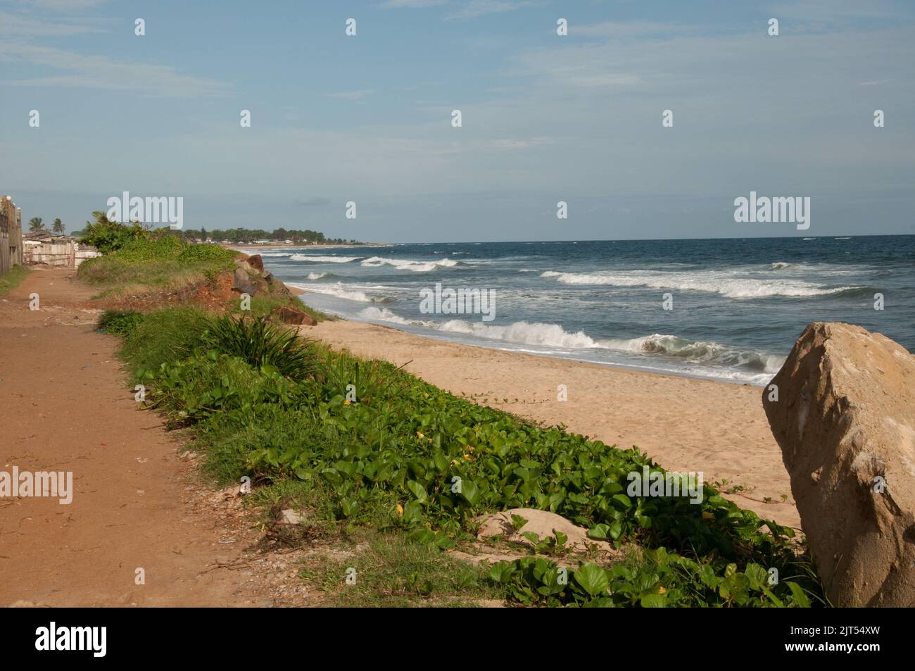 The Atlantic, Sinkor, Monrovia, Liberia Atlantic Ocean, sandy beach