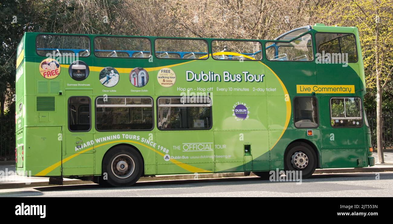 Dublin Bus Tour Bus, Dublin, Eire Stock Photo Alamy