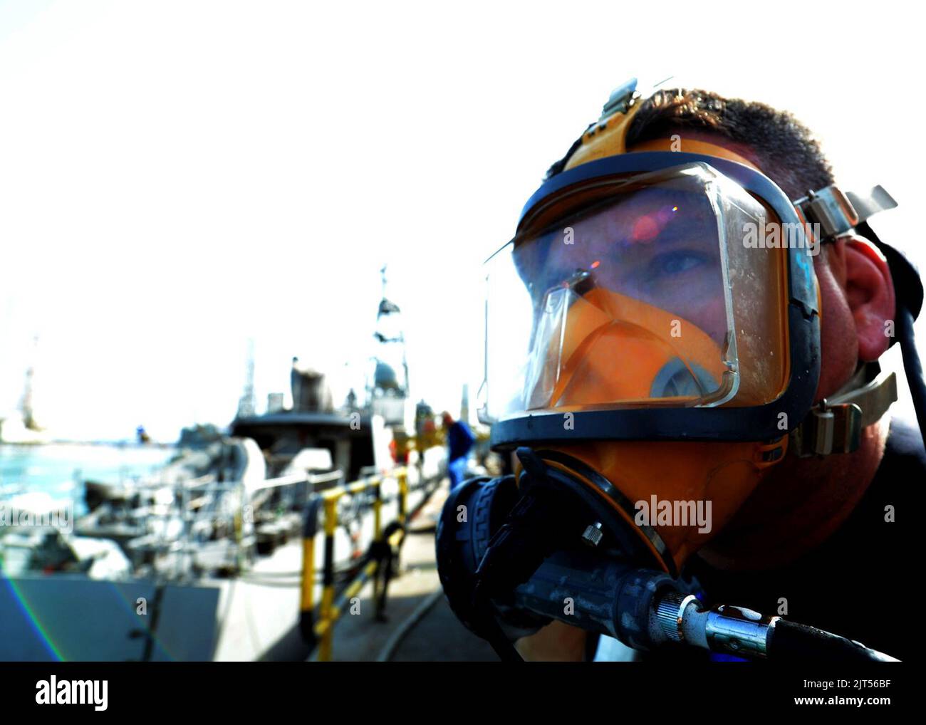 U.S. Navy Chief Warrant Officer 3 assigned to Mobile Diving and Salvage