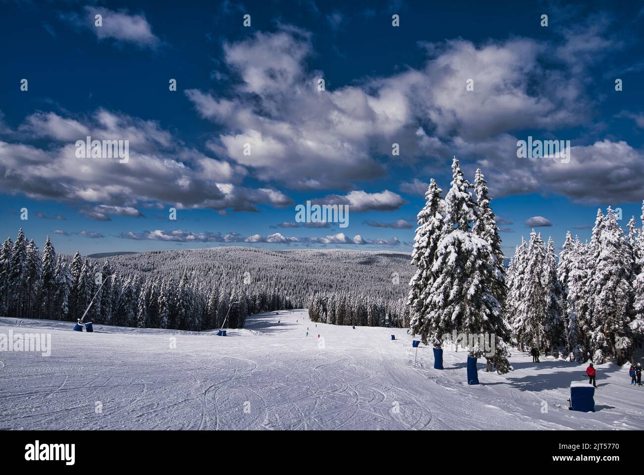 Ski resort Stock Photo