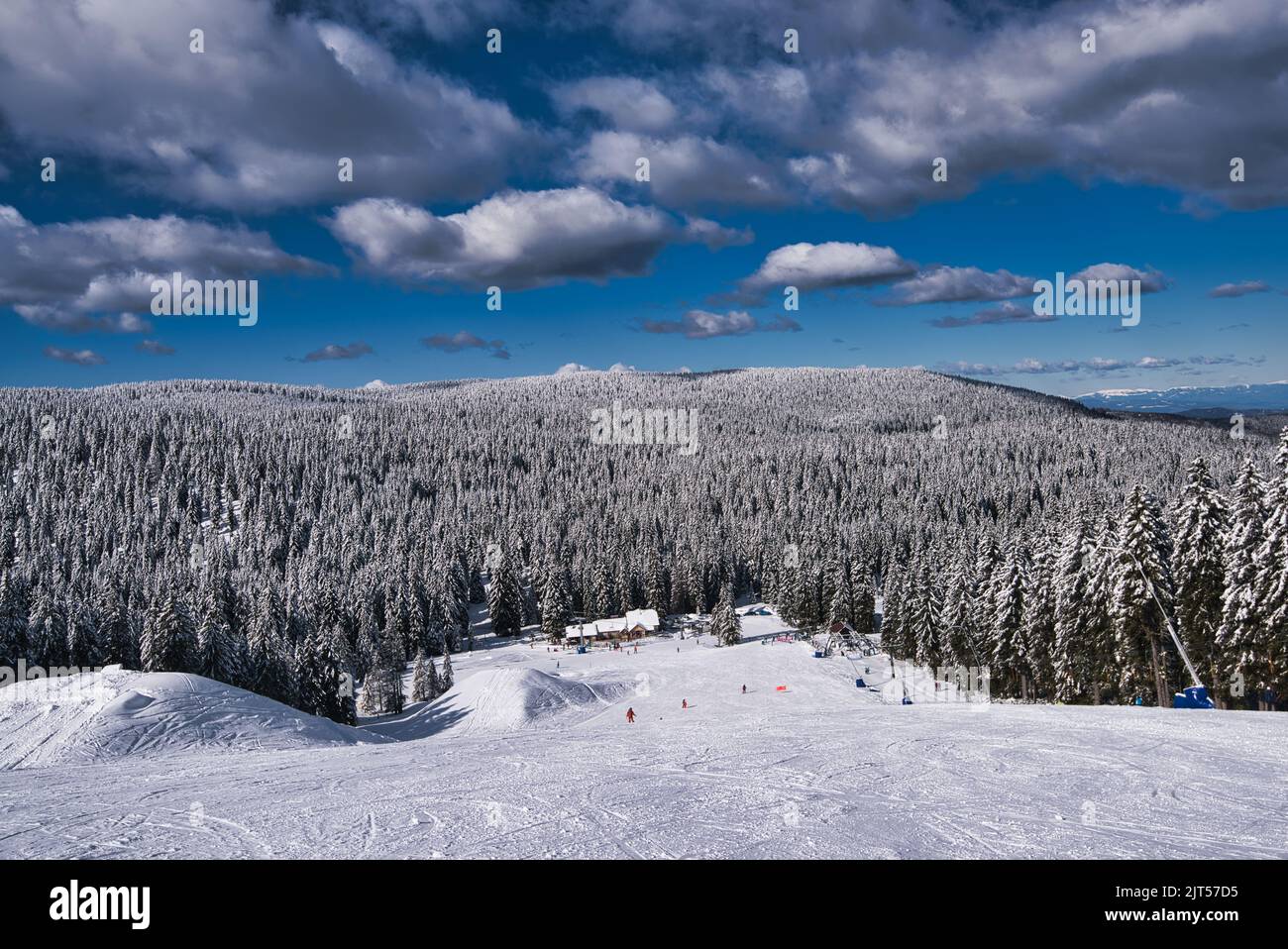 Ski resort Stock Photo