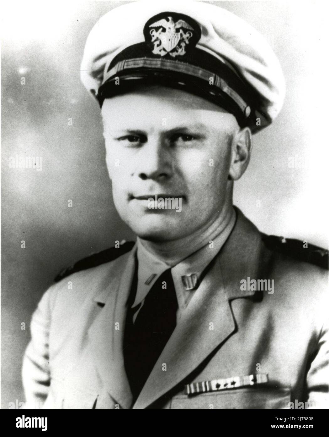 U.S. Navy Lt. Gerald R. Ford poses for a photo in Washington, D.C., during World War II. Exact