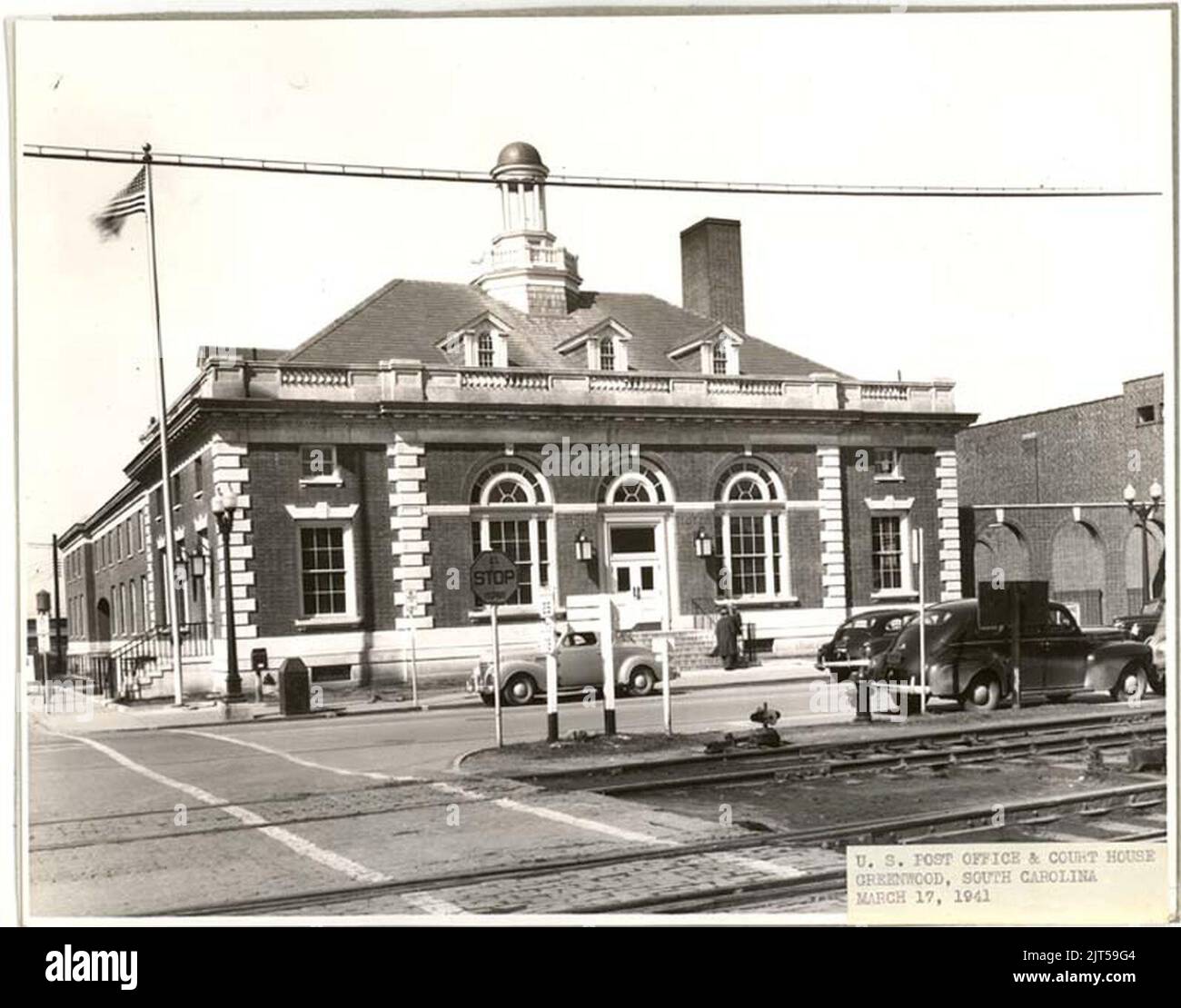 U.S. Post Office and Courthouse (Greenwood, South Carolina) 1941 Stock