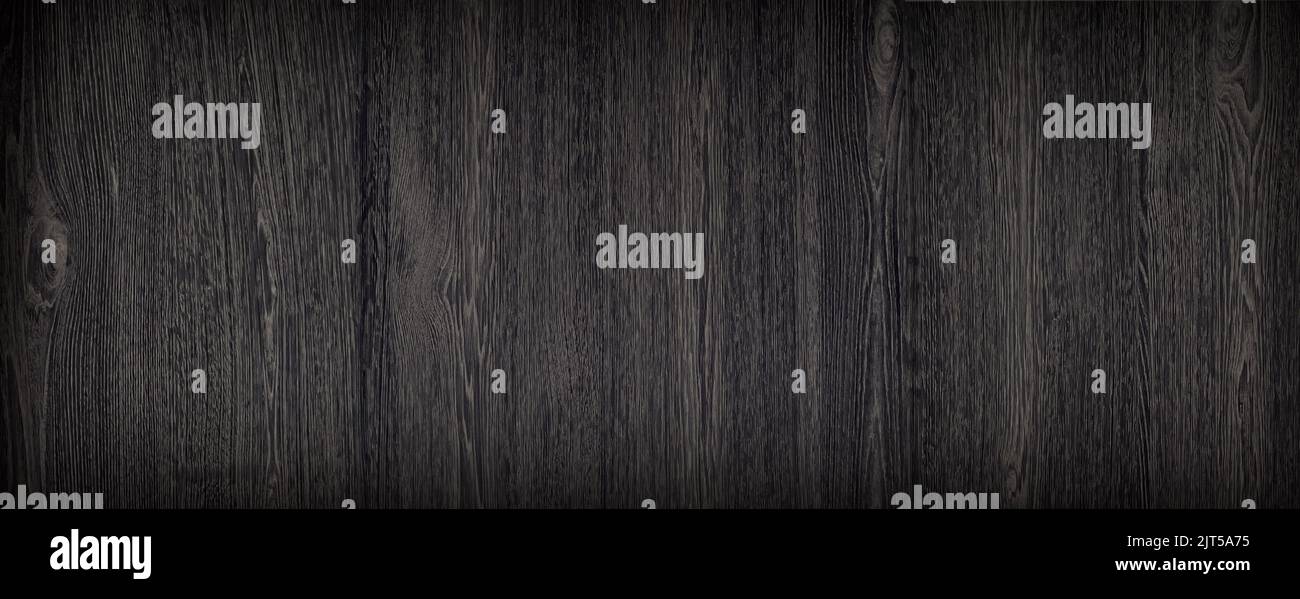 black textured wooden background, surface of old black wood texture