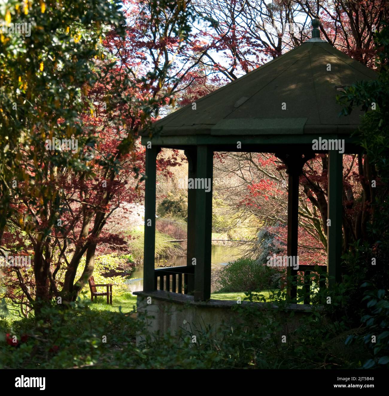 Mount Usher Gardens, Mount Usher, Co. Wicklow, Eire. Mount Usher is