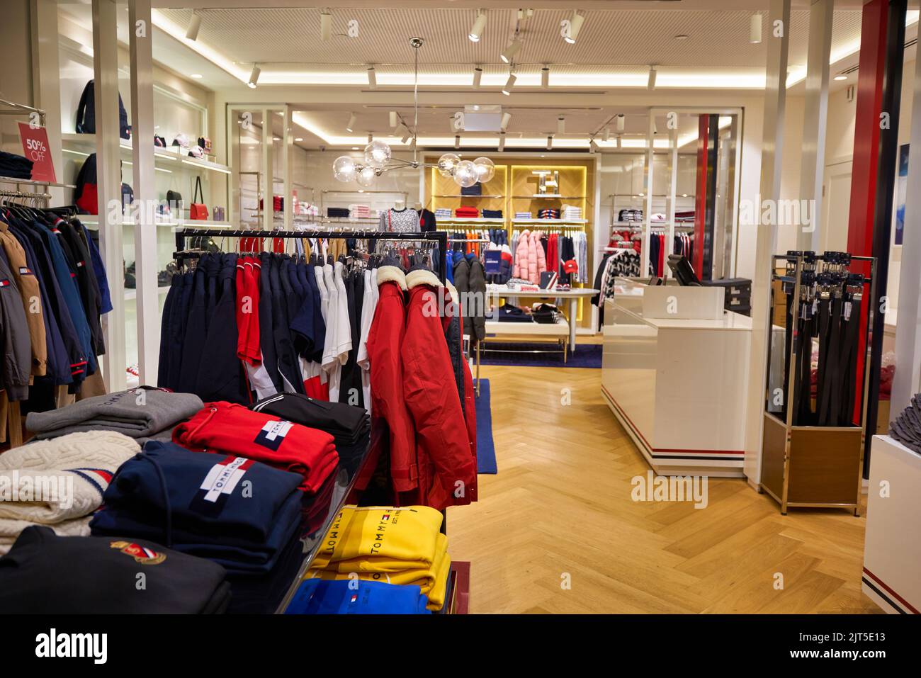 Tommy hilfiger clothes shop hi-res stock photography and images - Alamy