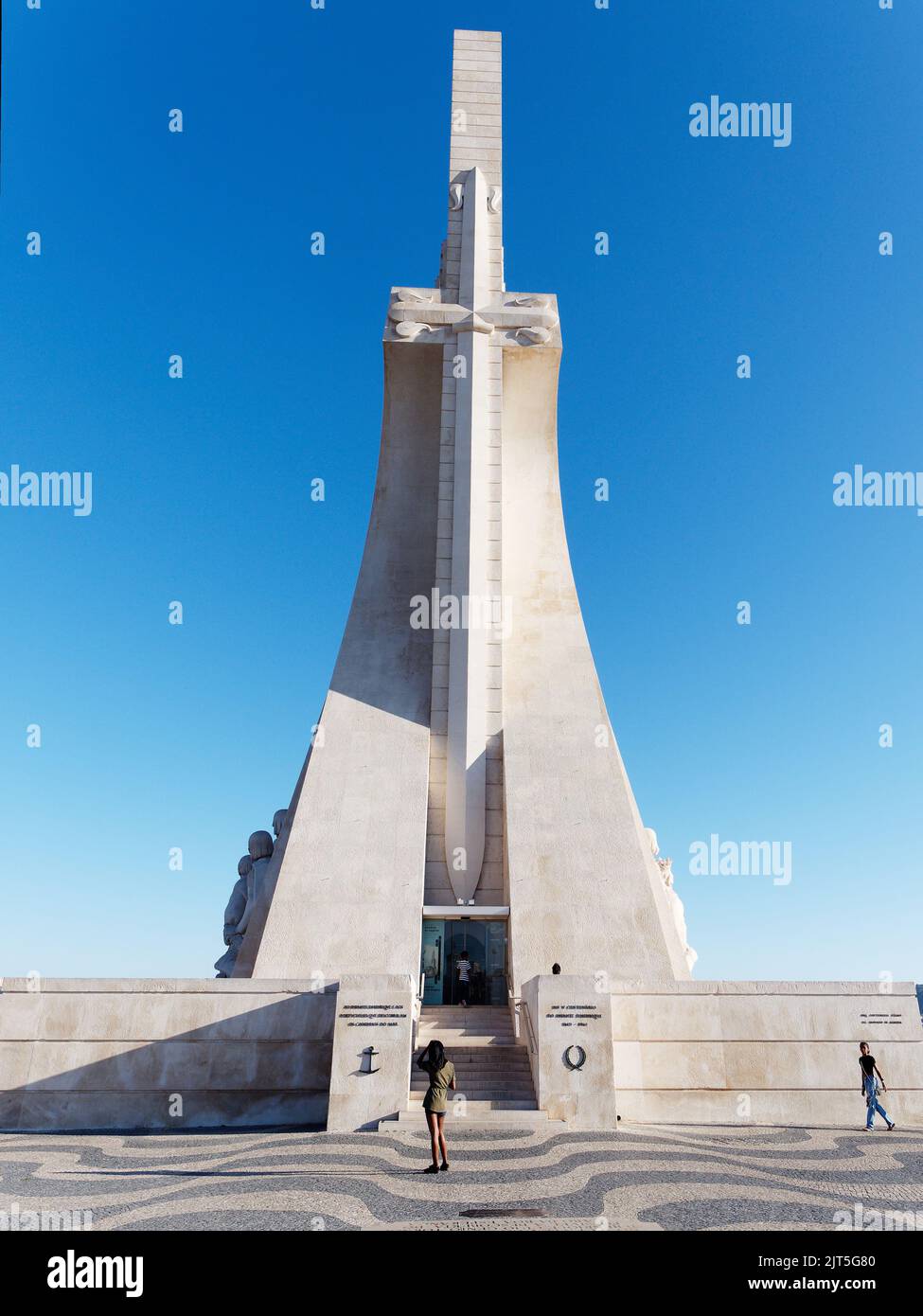 The Padrão dos Descobrimentos (Monument to the Discoveries) in Belem, district of Lisbon, Portugal Stock Photo