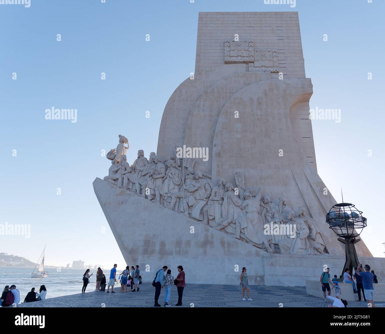 The Padrão dos Descobrimentos (Monument to the Discoveries) in Belem, district of Lisbon, Portugal Stock Photo