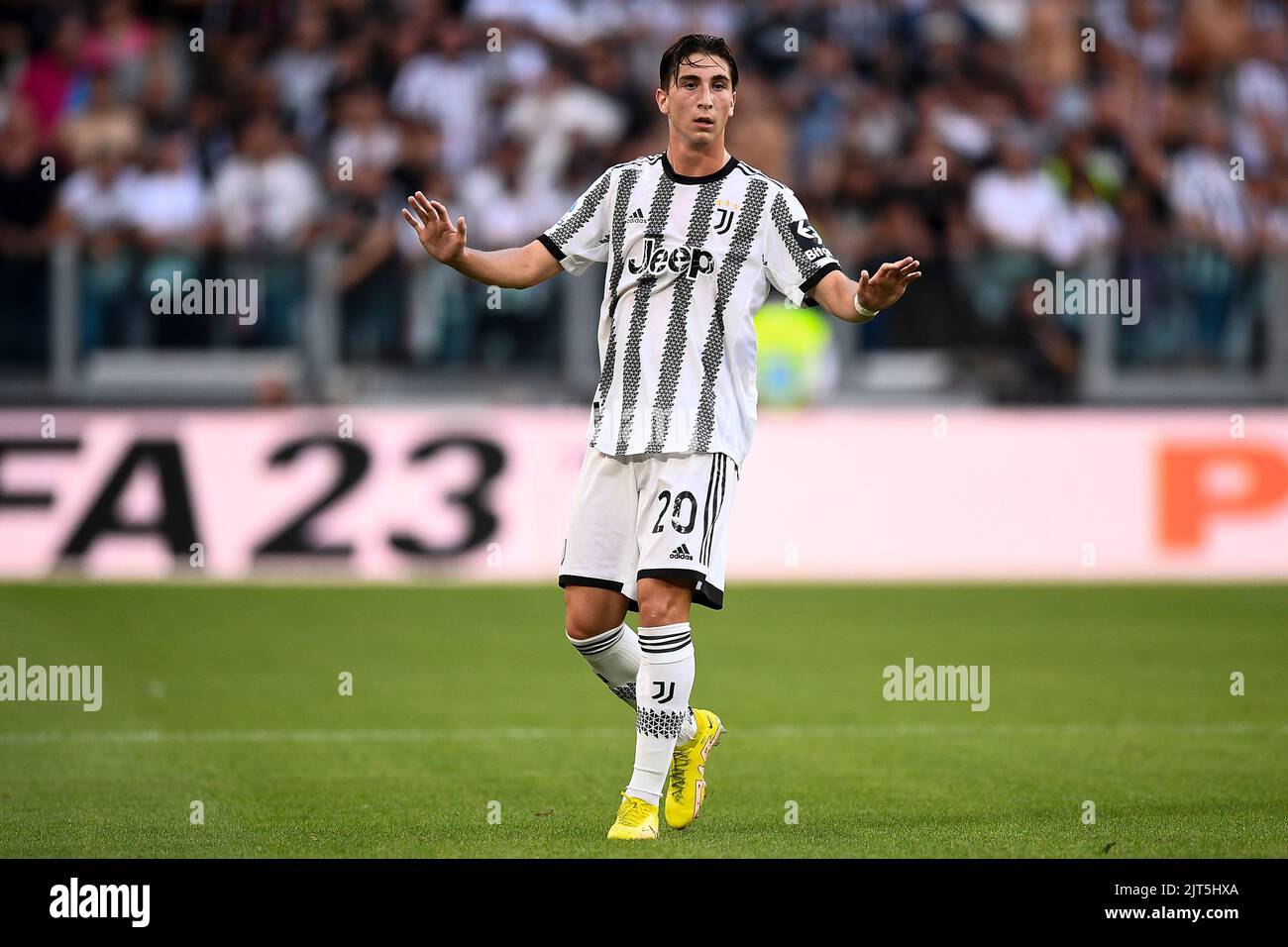 Fabio Miretti of Juventus U23 gestures during the Serie C match News  Photo - Getty Images