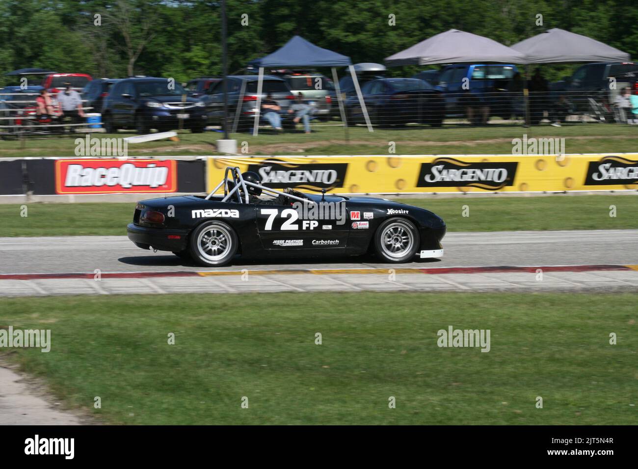 WeatherTech Chicago Region SCCA June Sprints 2022 turn Seven of Road America Sports Car Course. Stock Photo