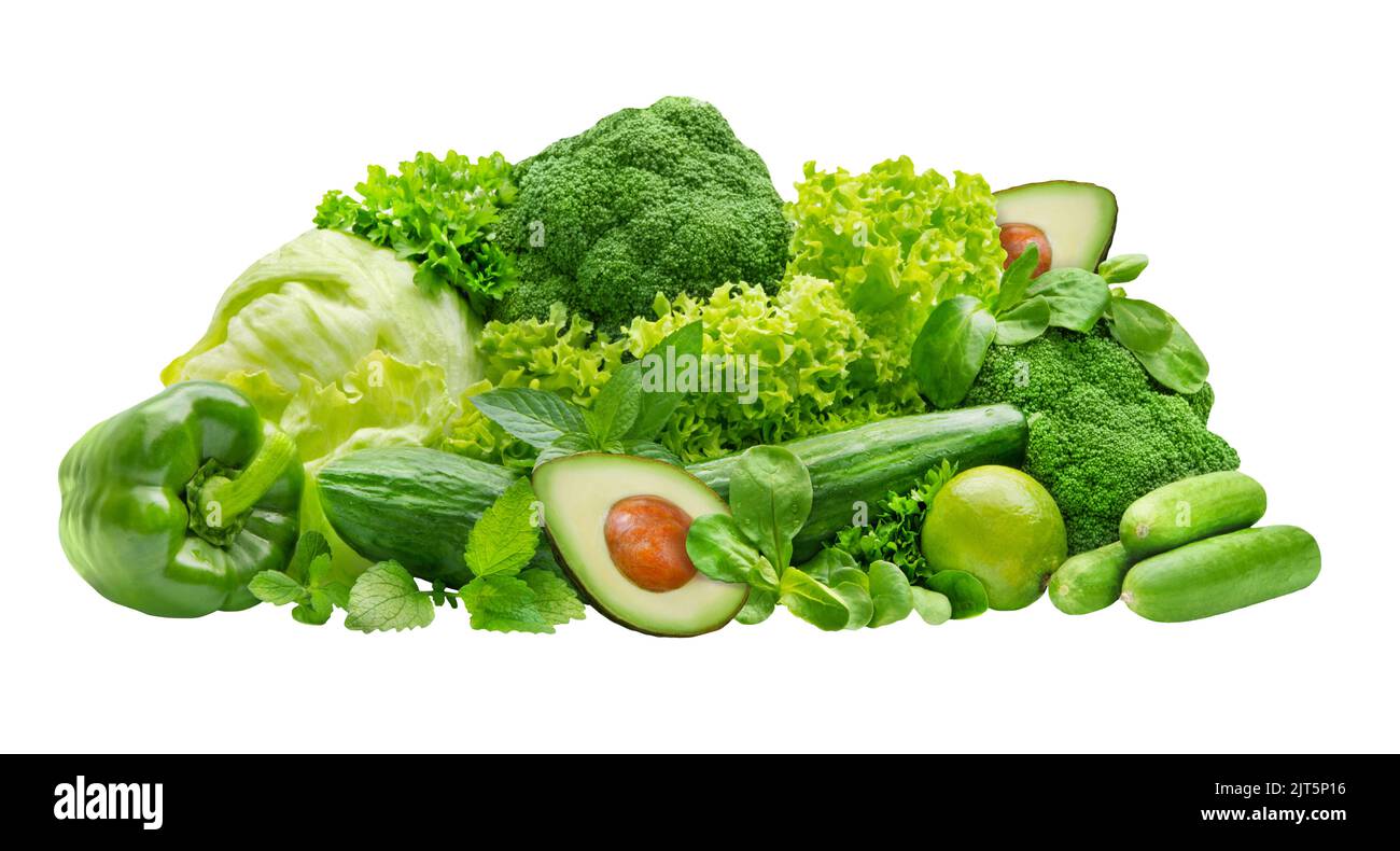 Various green vegetables hi-res stock photography and images - Alamy