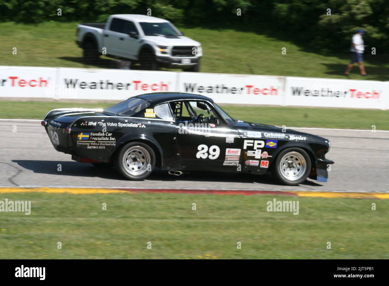 WeatherTech Chicago Region SCCA June Sprints 2022 turn Seven of Road America Sports Car Course. Stock Photo