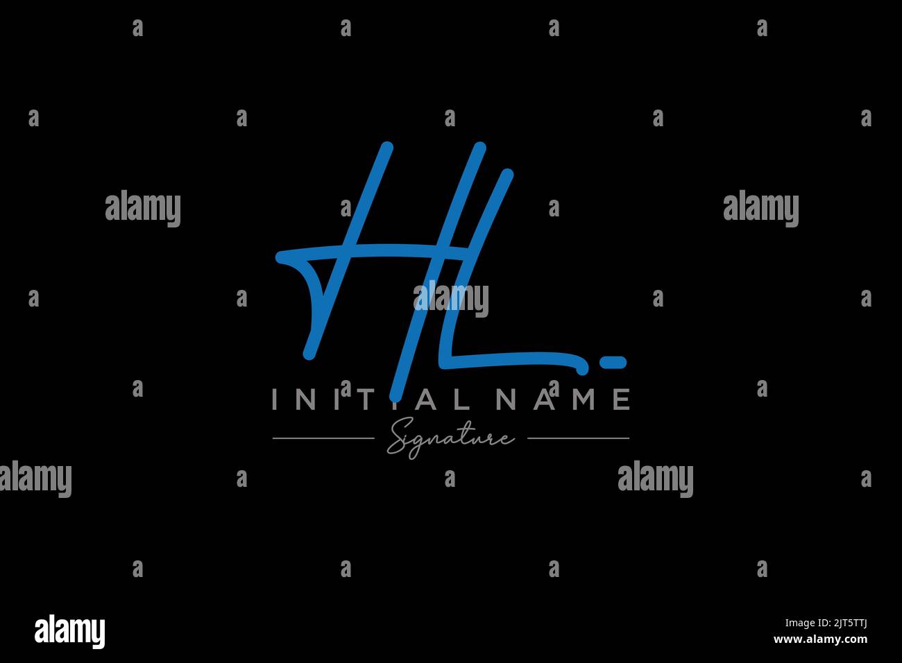 Hl alphabet Stock Vector Images - Alamy