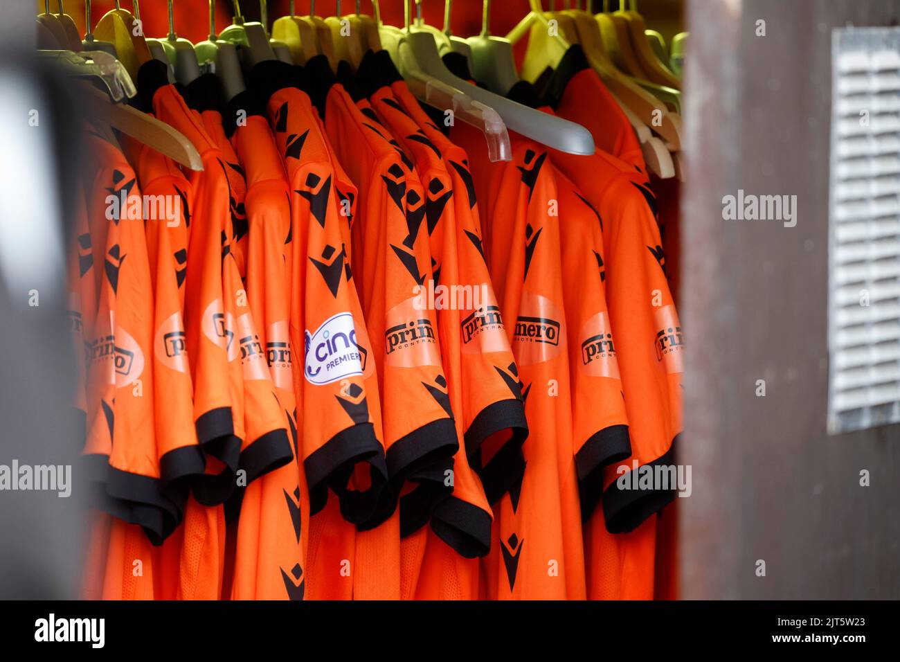 Football kit room hires stock photography and images Alamy