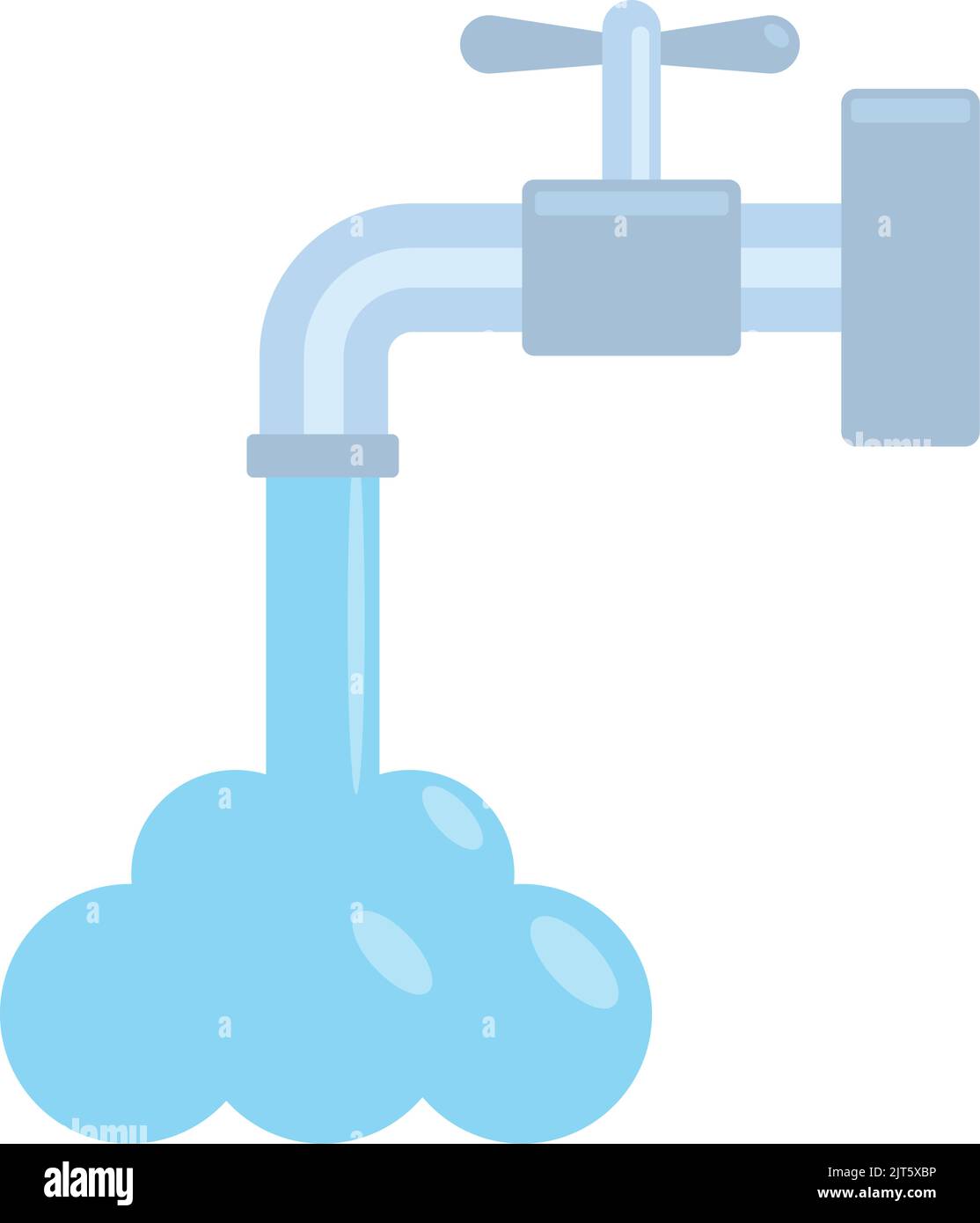 faucet with water liquid icon Stock Vector Image & Art - Alamy