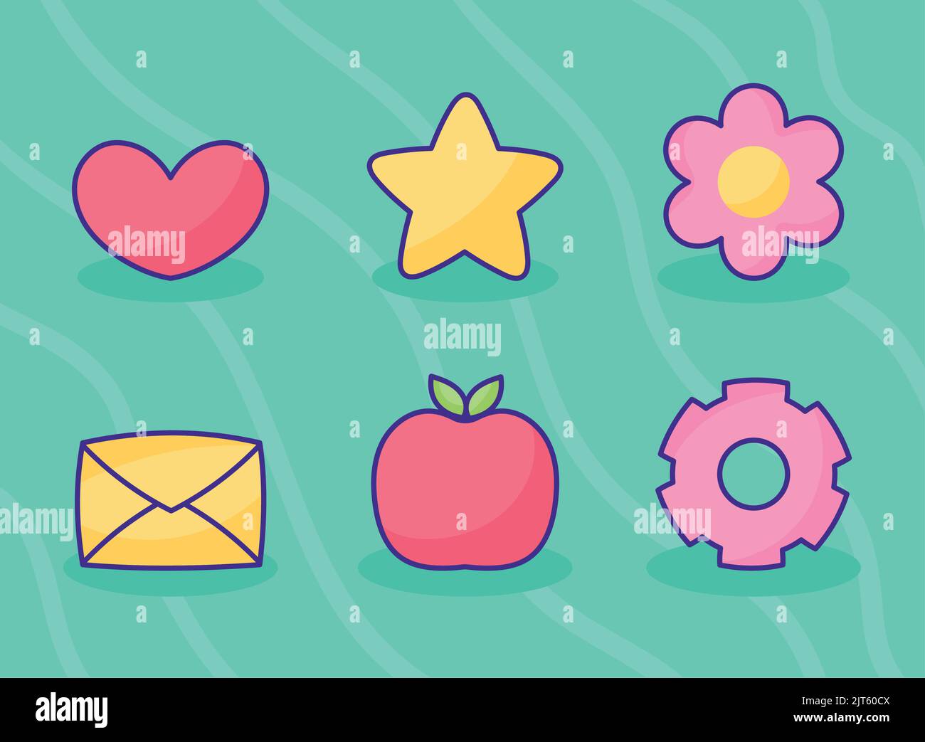 Six articles Stock Vector Images - Alamy