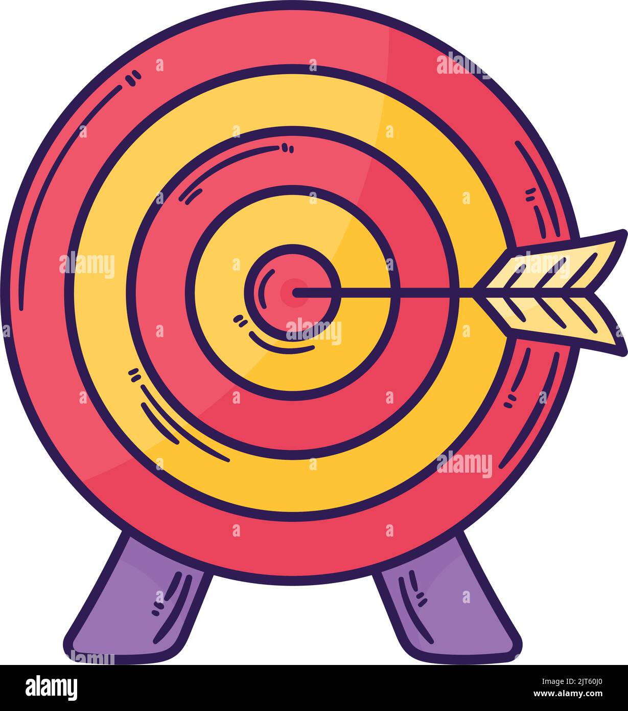 target and arrow success icon Stock Vector Image & Art - Alamy
