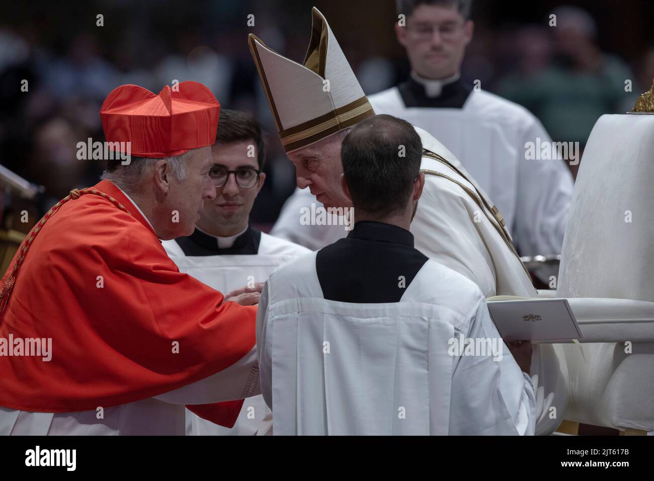 Vatican City, Vatican, 27 August 2022. Newly appointed Cardinal Robert ...
