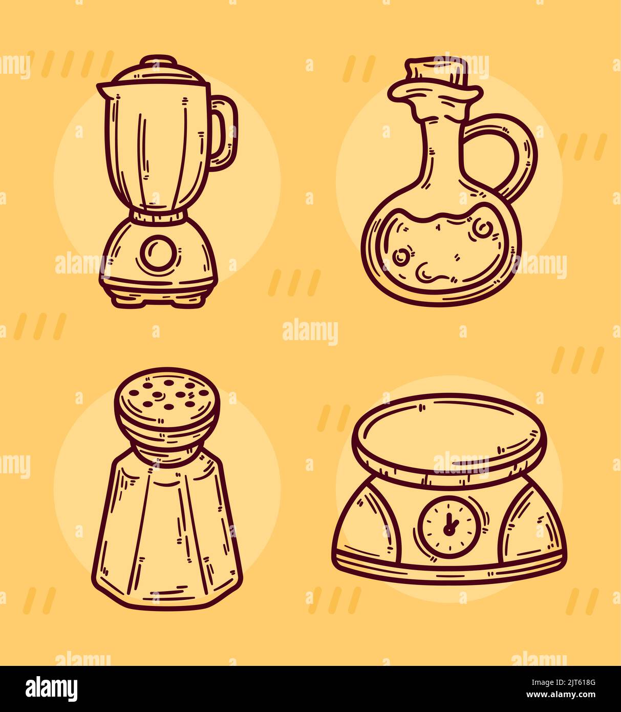 various kitchen utensils set icons Stock Vector Image & Art - Alamy