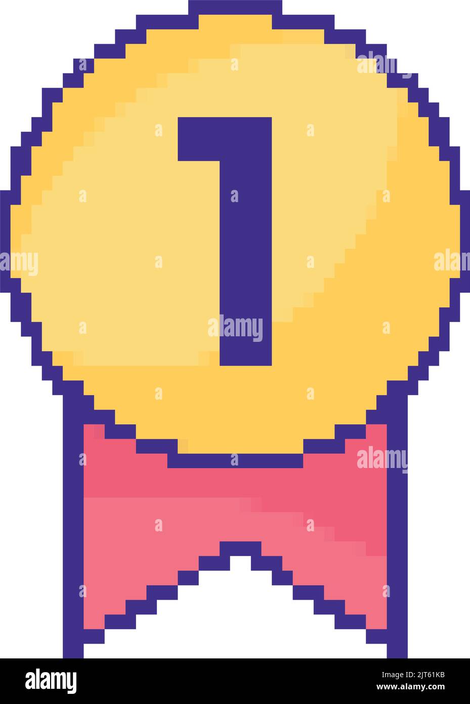 medal award pixel art style icon Stock Vector Image & Art - Alamy