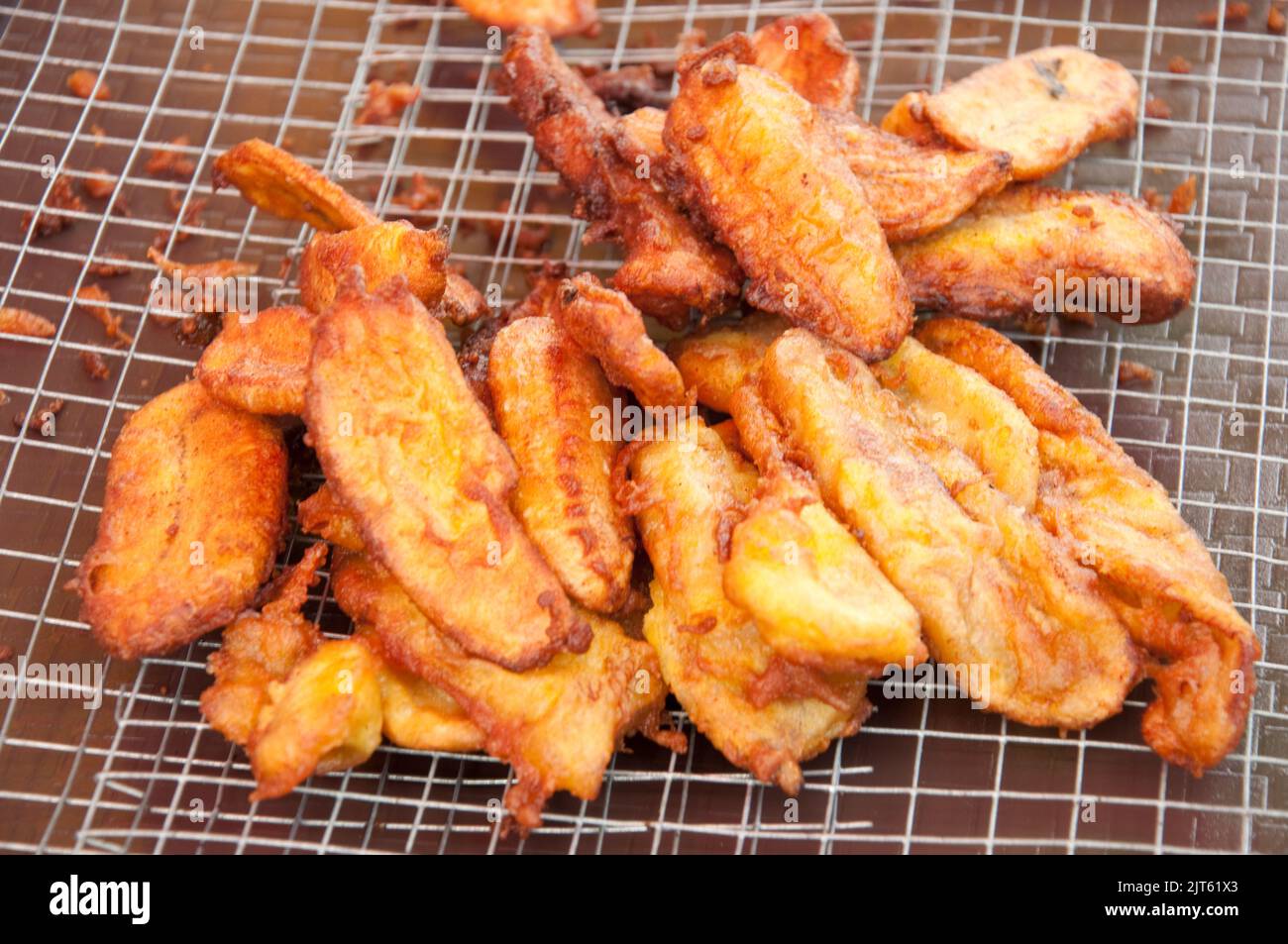 Deep fried Banana, Hawker Stall, Batu Ferringhi, Penang, Malaysia, Asia