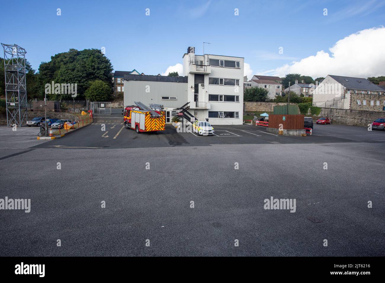 Cornwall fire rescue fire engine hires stock photography and images