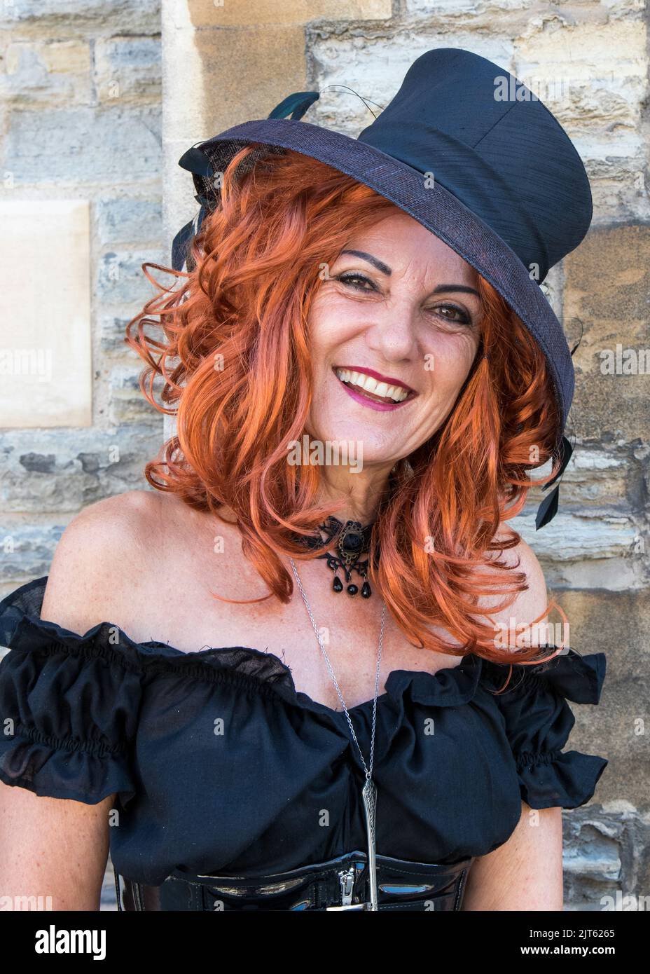 A visit to the Lincoln Asylum Steampunk Festival in 2019 Stock Photo