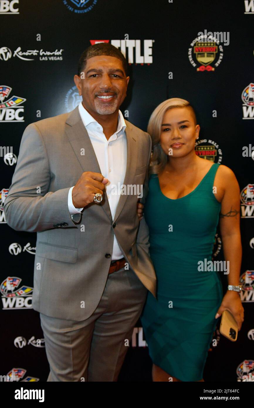 Las Vegas, NV, USA. 27th Aug, 2022. Winky Wright Arriving at the Induction Ceremony & Dinner for the 2022 Nevada Boxing Hall Of Fame at Resorts World Las Vegas in Las Vegas, Nevada, on August 27, 2022. Credit: Dee Cee Carter/Media Punch/Alamy Live News Stock Photo