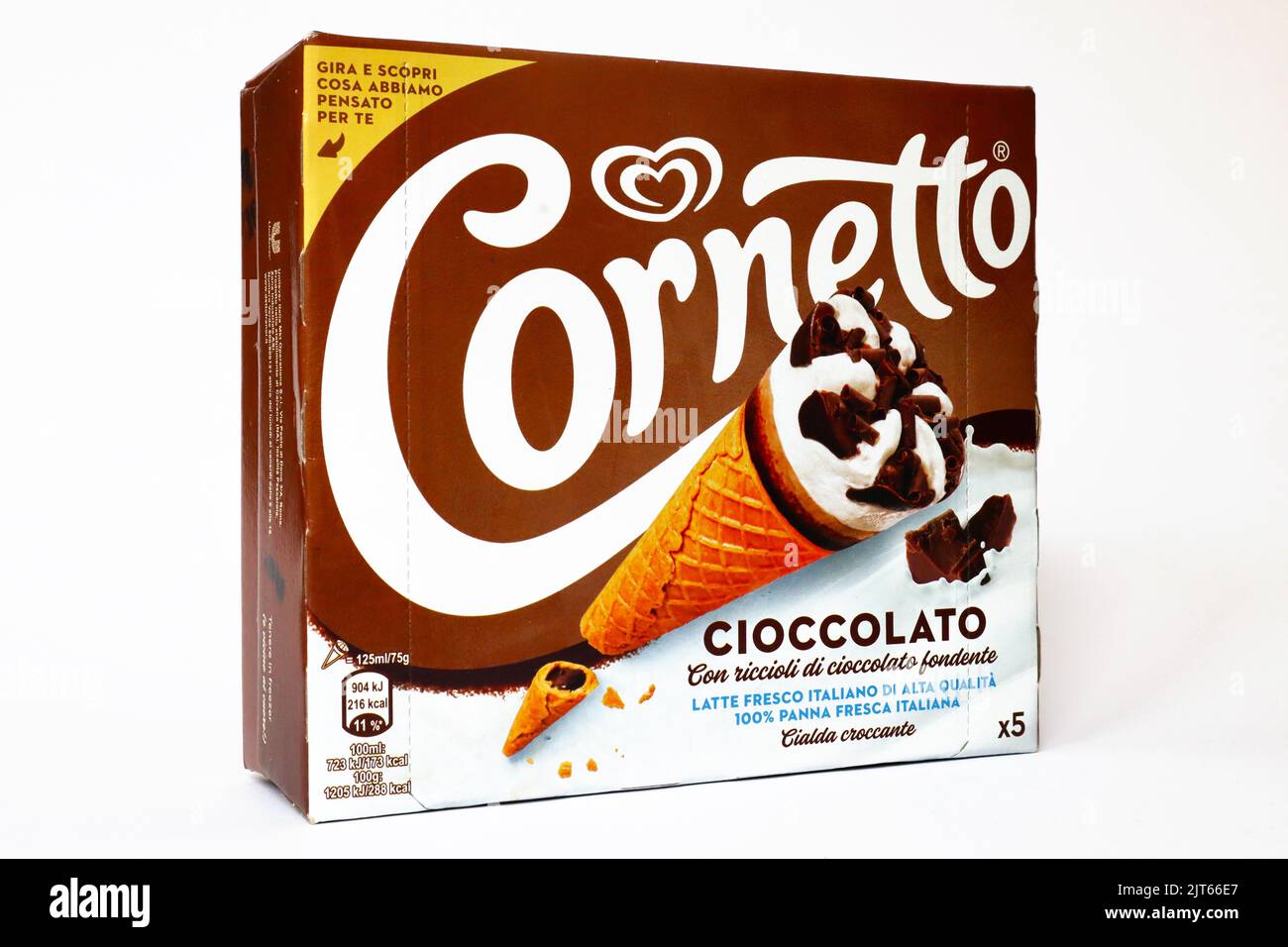 Ice Cream. is a brand of Unilever Stock Photo Alamy