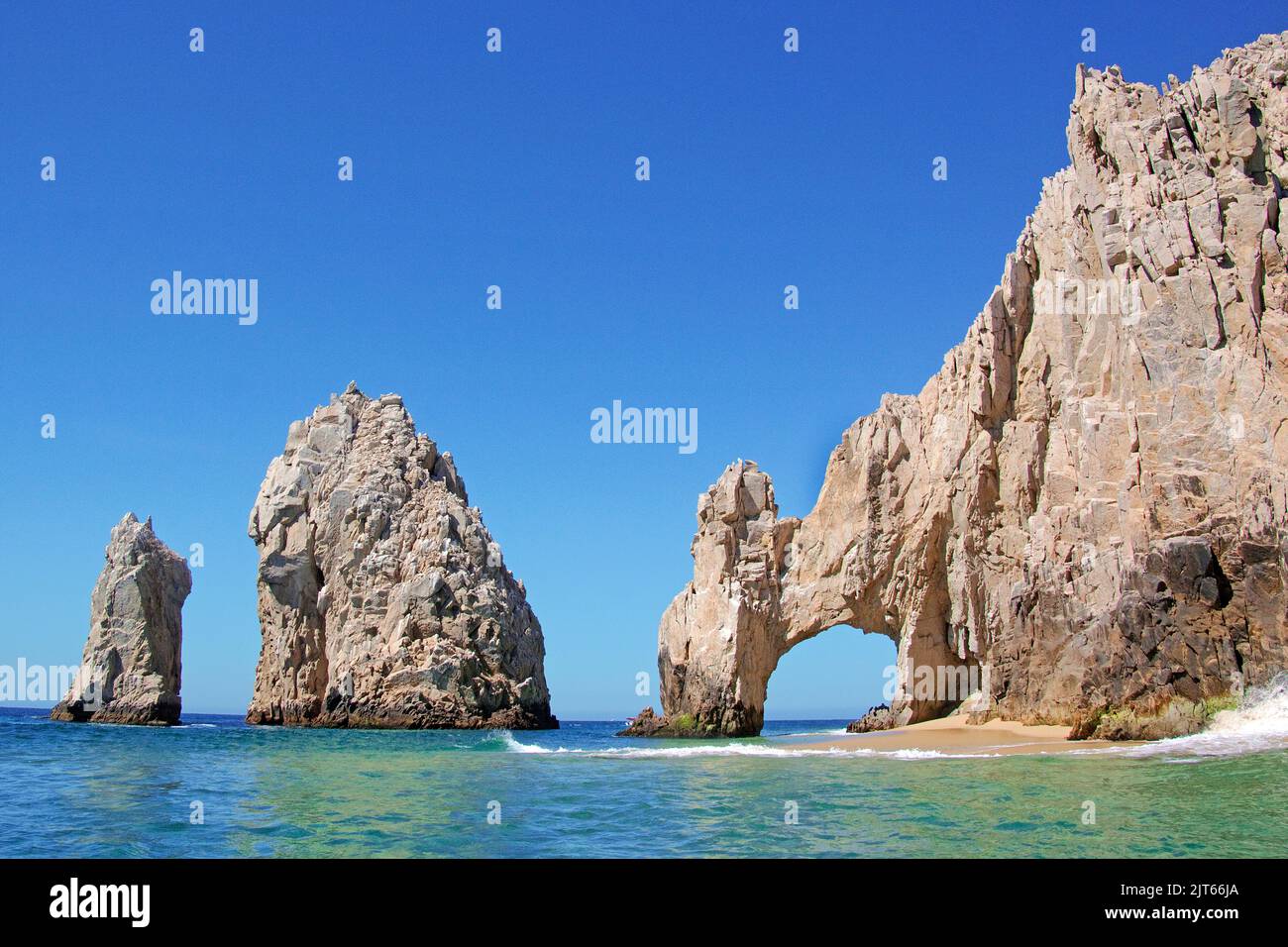 Land's End and the arch El Arco, Cabo San Lucas, Baja Califonia, Mexico Stock Photo