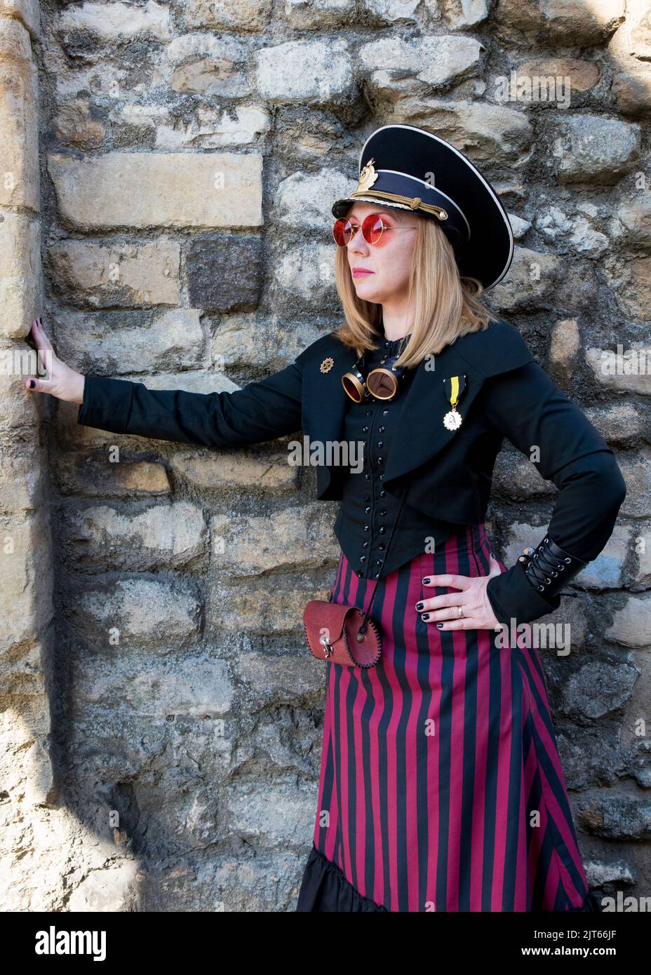 A visit to the Lincoln Asylum Steampunk Festival in 2019 Stock Photo