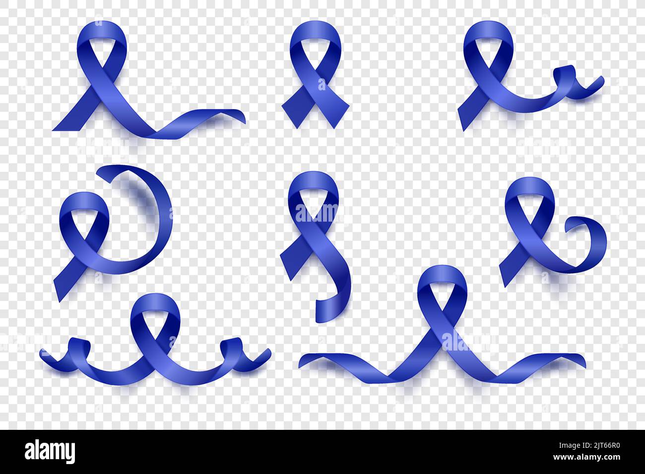Colorectal Cancer Banner, Card, Placard with Vector 3d Realistic
