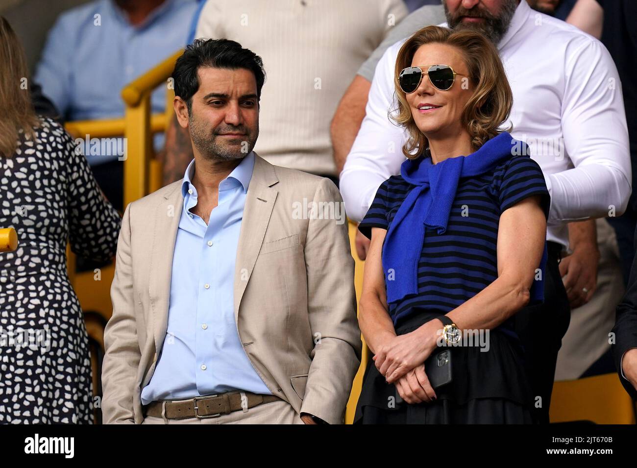 Newcastle United s Co owners Amanda Staveley right And Husband Newcastle United s Co owners Amanda Staveley right And Husband
