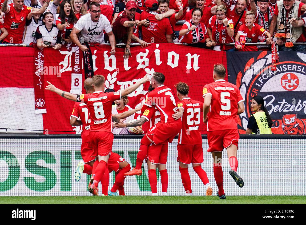 28 August 2022, RhinelandPalatinate, Kaiserslautern Soccer 2nd