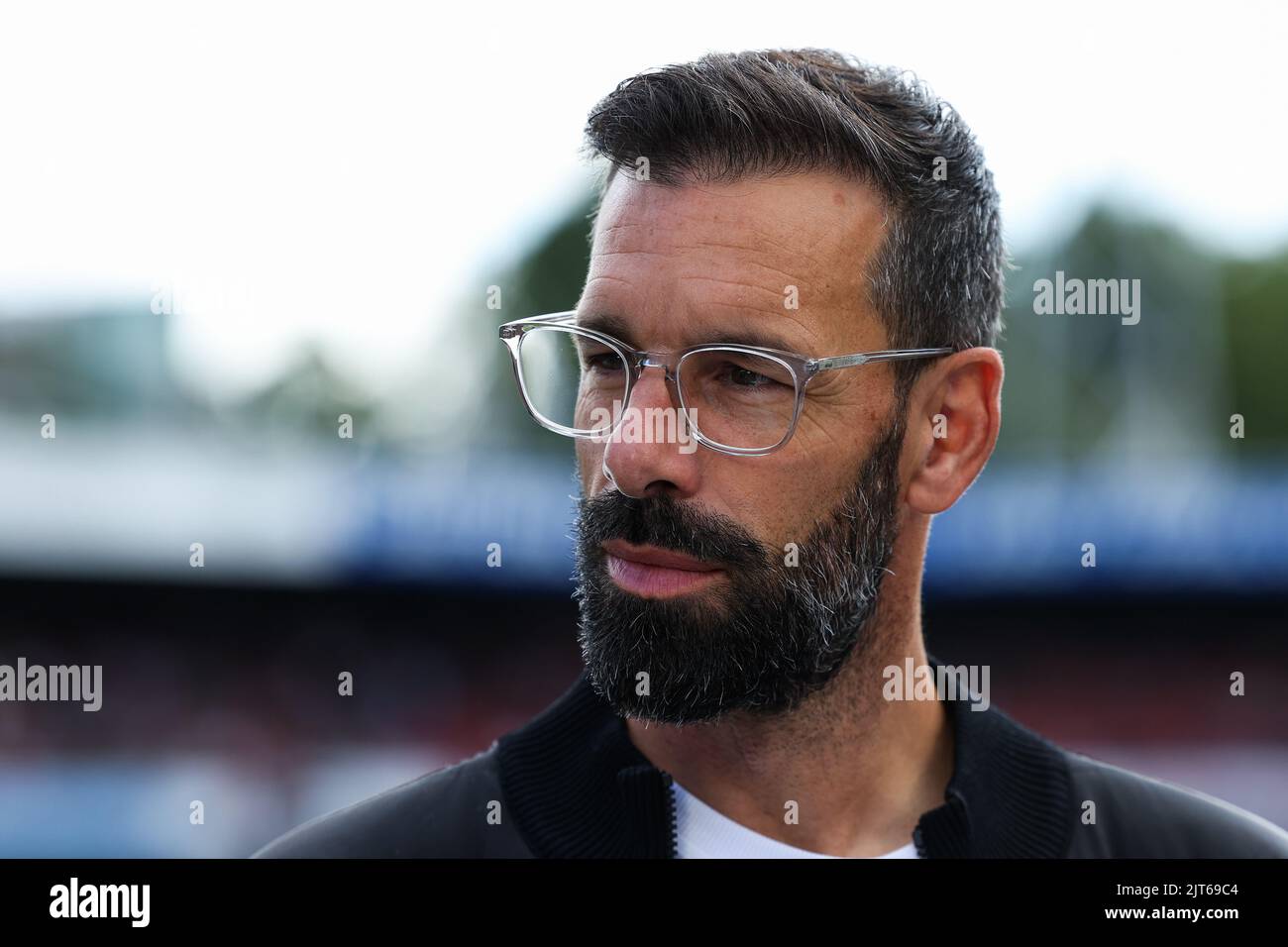 ROTTERDAM, NETHERLANDS - AUGUST 28: headcoach Ruud van Nistelrooy of PSV during the Dutch Eredivisie match between Excelsior Rotterdam and PSV Eindhoven at Van Donge & De Roo Stadion on August 28, 2022 in Rotterdam, Netherlands (Photo by Herman Dingler/Orange Pictures) Stock Photo