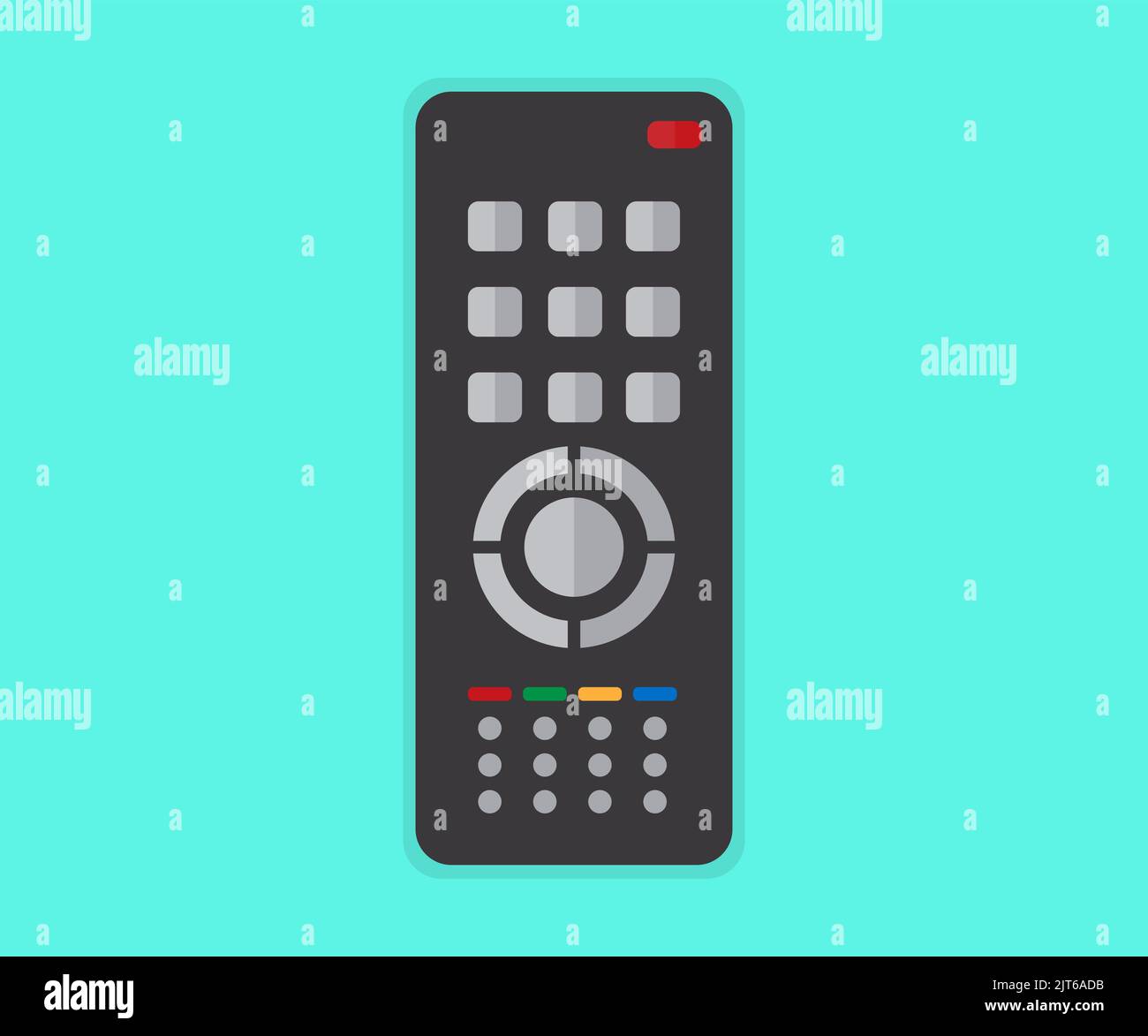 Smart remote control, remote control for television logo design. TV