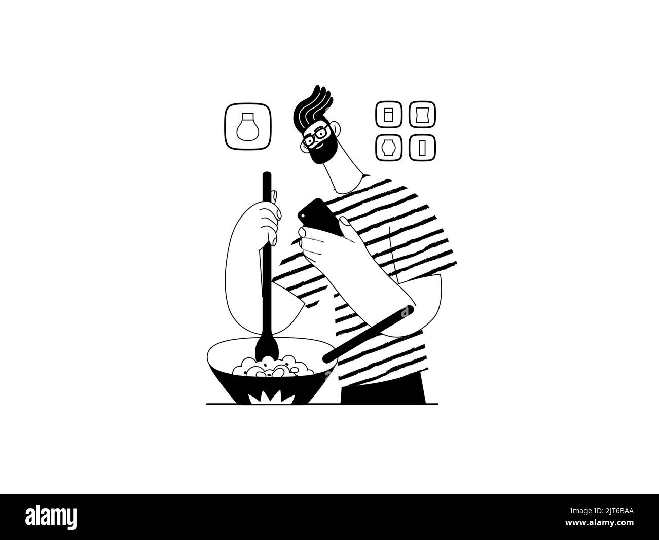 Pan shop Black and White Stock Photos & Images - Alamy