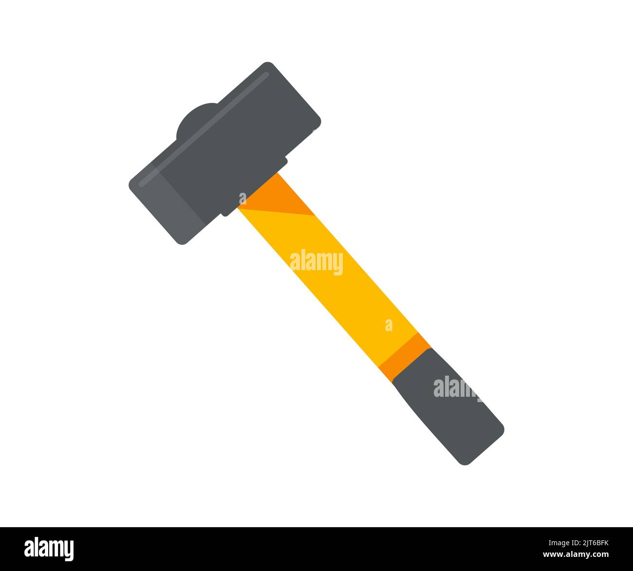 House repair hammer, simple shape, for graphic design of logo, emblem