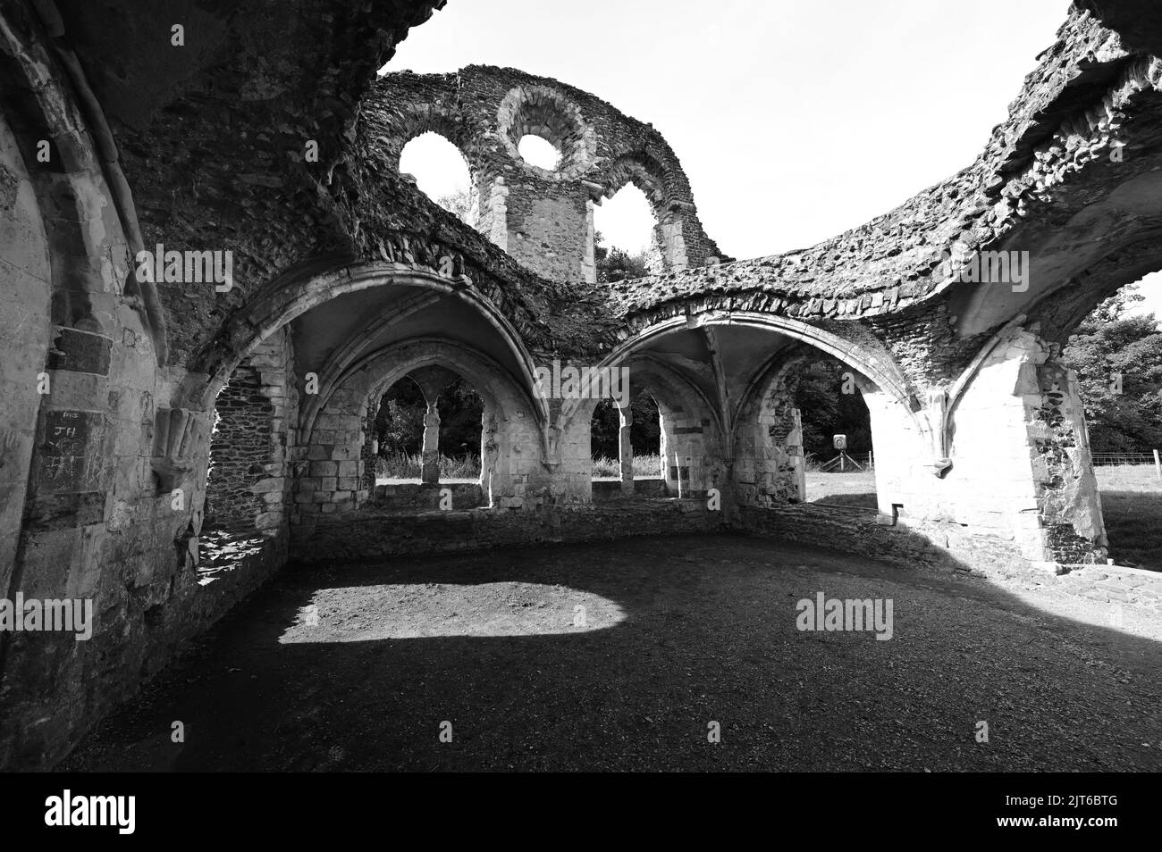 Waverley Abbey in Farnham, Surrey Stock Photo Alamy
